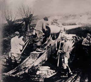 带有重炮的士兵，c1914-c1918 作者 不明