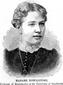 索尼亚·索菲·科瓦列夫斯基（Sonia Sophie Kowalevski），俄罗斯数学家，1888年 作者 不明