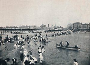 绍斯波特-码头和南湖，1895年 作者 不明