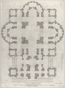 罗马玻璃宏伟：圣计划PETERS，1549。 作者 不明
