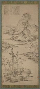 滨江亭的春雾，明代，1368-1644。 作者 不明