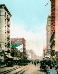 美国加利福尼亚州洛杉矶，斯普林街，建于1900年代 作者 不明