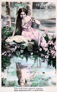 春天，法国复古明信片，c1900 作者 不明