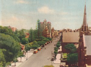 朝西的圣乔治露台，建于1947年。 作者 不明