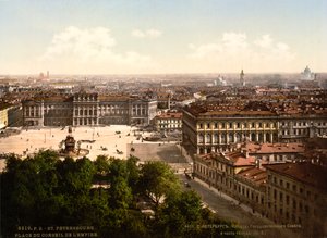 圣以撒广场（St Isaacs Square），俄罗斯圣彼得堡，c1890-c1905 作者 不明