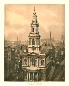 圣玛丽勒斯特兰德（St Mary-le-Strand），《西方风光》，十九世纪中叶。 作者 不明