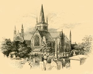 圣尼古拉斯教堂：外观，1898年。 作者 不明