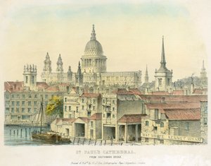 圣保罗大教堂，伦敦市，1825年 作者 不明