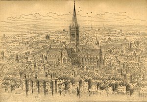 1897年在1540年成为圣保罗和邻里。 作者 不明