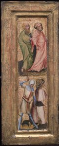 圣彼得和圣保罗，圣乔治和大圣詹姆斯，c。 1424。 作者 不明