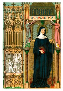 1886年，圣舍贝拉（St Scholastica） 作者 不明