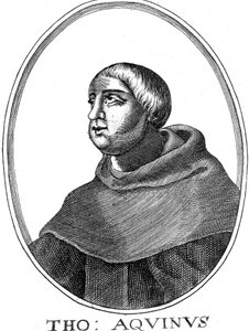 圣托马斯·阿奎那（St Thomas Aquinas）c1225-1274，意大利哲学家和神学家 作者 不明