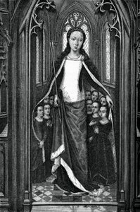 圣厄休拉和圣女贞德，来自圣厄休拉圣物仓库，1489年，1870年 作者 不明