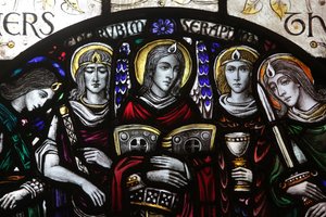 Stained glass window designed by J. Gordon Guthrie. Seraph, New York, United States of America 作者 不明