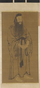 吕洞宾立像，明代，1368-1644。 作者 不明