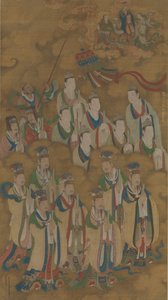 北部和中部北斗星的星神，日期为1454年。 作者 不明