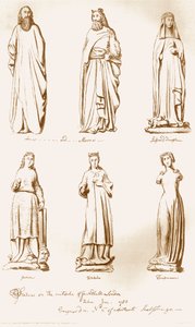 公会堂外面的雕像，1783年，1886年 作者 不明