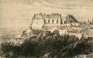 斯特灵城堡，1890年。 作者 不明