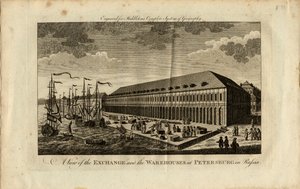 1778年在圣彼得堡进行证券交易所 作者 不明