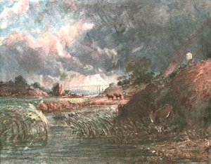 暴风云掠过汉普斯特德（Hampstead），19世纪初，c1900。 作者 不明