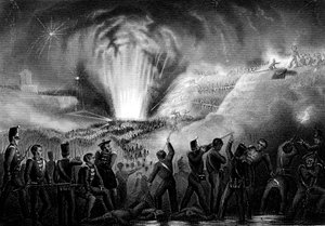 1812年4月6日，半岛战争爆发，西班牙巴达霍斯（Badajoz）突袭 作者 不明
