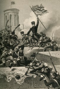 1878年猛攻查普尔特佩克。 作者 不明