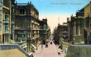 Strada Reale，马耳他瓦莱塔，二十世纪 作者 不明