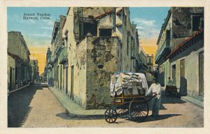 街头小贩，古巴哈瓦那，1938年 作者 不明
