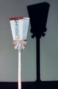 风格化的莲花象牙纸莎草抛光机，公元前14世纪 作者 不明