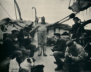 船上的星期日下午，1895年，1897年 作者 不明