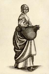 瑞典女人的木woman，1640年，1937年。 作者 不明