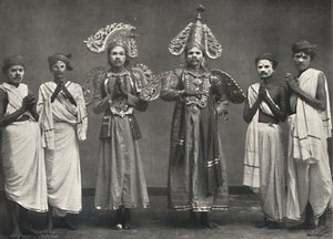 Shakuntalavilasa的场景，Shakuntala的游戏，1926年 作者 不明