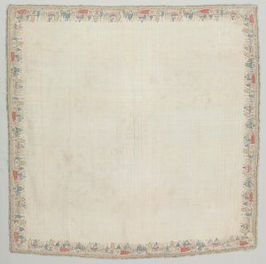 桌布c。 1775-1825年。 作者 不明