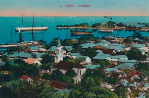 大溪地。帕皮提（Papeete），c1920年 作者 不明