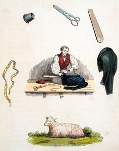裁缝，c1845 作者 不明