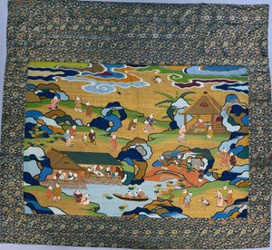 挂毯，1700年代。 作者 不明