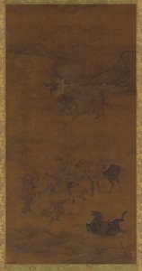 鞑靼骑兵，明朝，1368-1644。 作者 不明