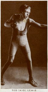 泰德·基德·刘易斯（Ted Kid Lewis），英国拳击手，1938年 作者 不明