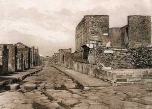 Tempio della Fortuna，庞贝城，意大利，c1900s 作者 不明