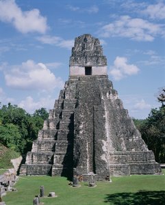 Temple of the Jaguar (Temple 1) Mayan, Late Classic Period c.600-900 (photo) 作者 不明