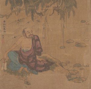 罗汉的十幅画。 作者 不明