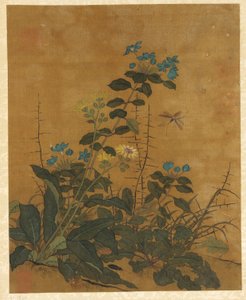 十幅花、果、鸟图，明代，1368-1644。 作者 不明