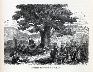 条顿人享受假期，1882年 作者 不明