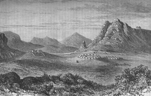 塔巴·波西戈（Thaba Bosigo），巴苏托人的据点，建于1880年 作者 不明