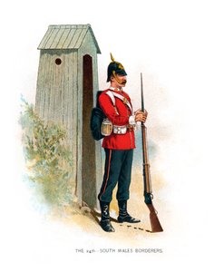 第24南威尔士边防部队，建于1890年 作者 不明