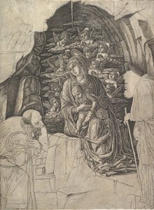 麦琪的崇拜》，约1475-80。 作者 不明