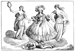 德文郡公爵夫人的神化，1784年 作者 不明