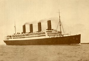 阿基塔尼亚丘纳德线（Aquitania Cunard Line），45,647吨，c1930。 作者 不明