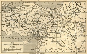1915年的亚美尼亚大屠杀，第一次世界大战，c1920年。 作者 不明