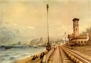 Dawlish的大气层铁路，1847年》，1945年。 作者 不明
